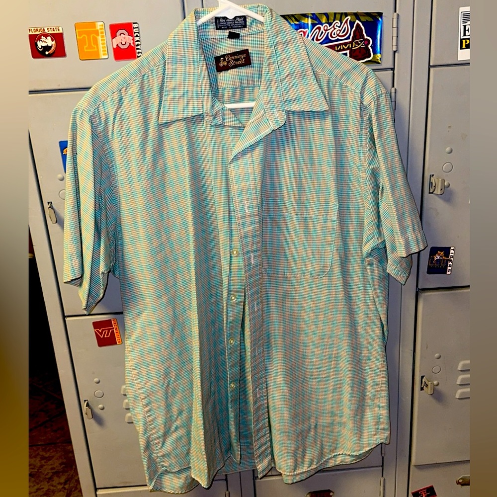 Men’s Button Up Dress Shirt Large